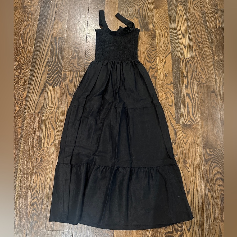 Vetta tiered smocked dress Black - Picture 6 of 9